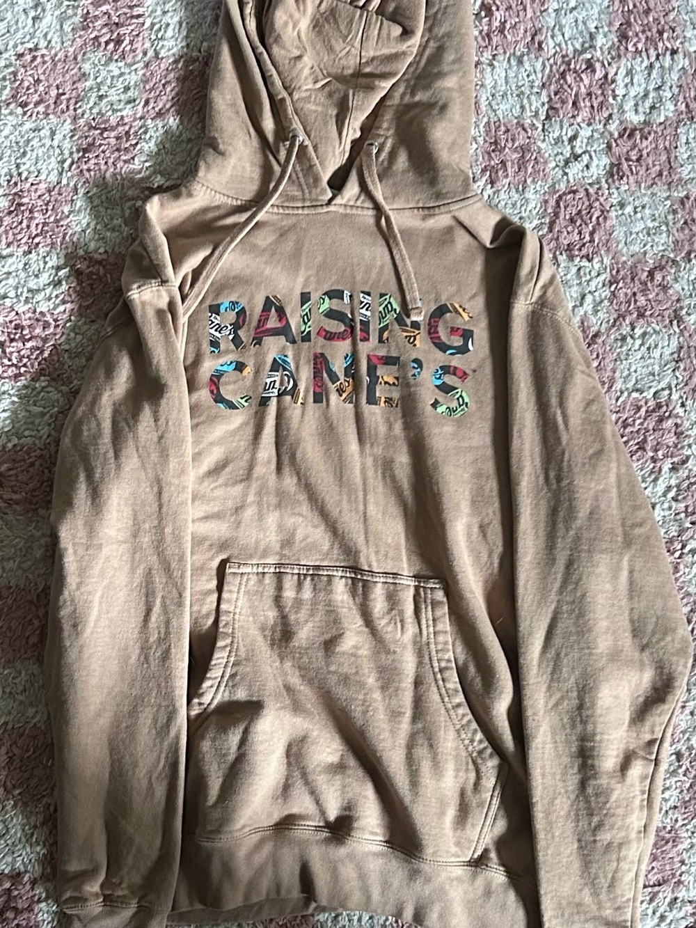 Raising Cane's Tan Pullover Hoodie